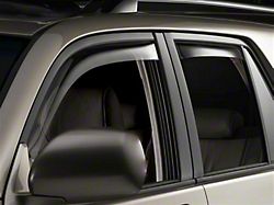 Weathertech Side Window Deflectors; Front and Rear; Dark Smoke (03-09 4Runner)
