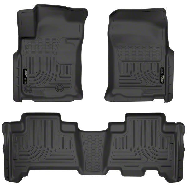 Husky Liners Toyota 4Runner WeatherBeater Front and Second Seat Floor
