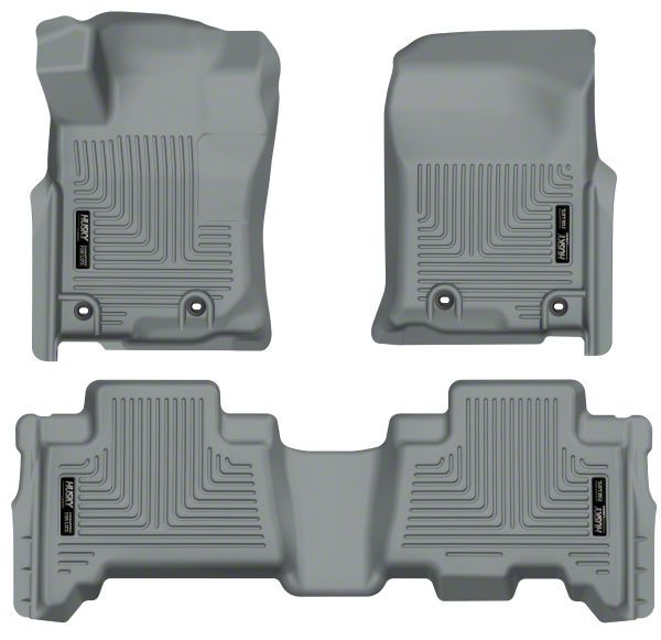 Husky Liners Toyota 4Runner WeatherBeater Front and Second Seat Floor