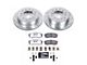 PowerStop Z36 Extreme Truck and Tow 6-Lug Brake Rotor and Pad Kit; Rear (10-24 4Runner)