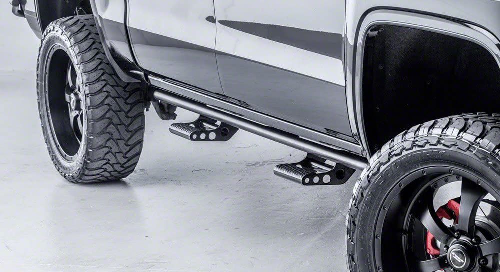 NFab Toyota 4Runner Cab Length RKR Side Rails; Textured Black