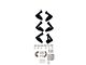 Westin HDX Drop Nerf Side Step Bars; Textured Black (10-24 4Runner, Excluding Limited, Nightshade, TRD Sport & 10-13 SR5)
