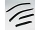 In-Channel Ventvisor Window Deflectors; Front and Rear; Dark Smoke (03-09 4Runner)