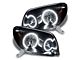 Oracle OE Style Headlights with LED Halo; Black Housing; Clear Lens (03-05 4Runner)