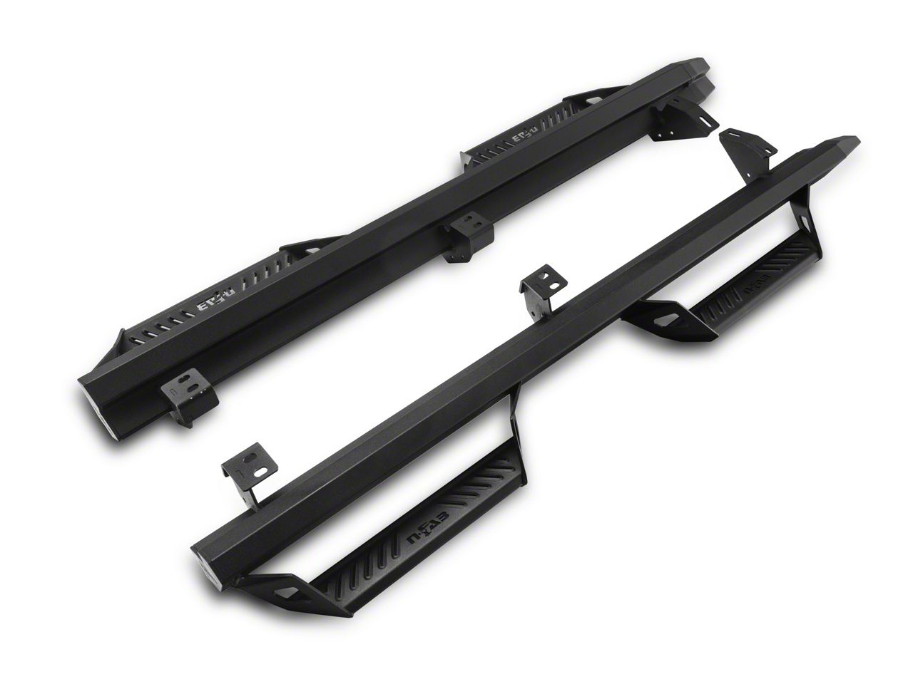 N-Fab Predator Pro Nerf Side Step Bars; Textured Black (14-23 4Runner,  Excluding Limited)