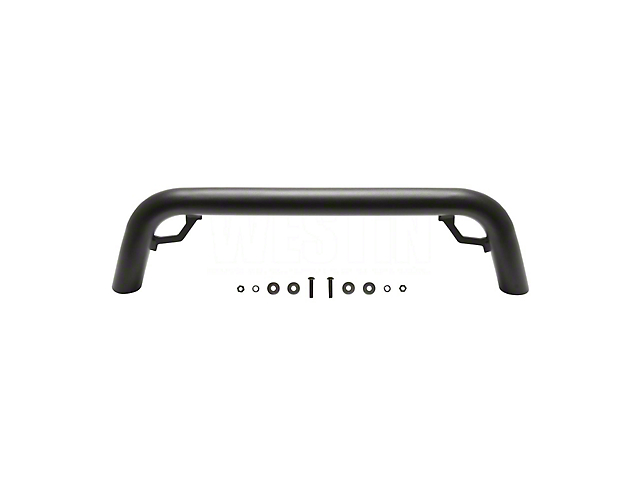 Pro-Series Front Bumper Round Bull Bar; Textured Black (14-23 4Runner, Excluding Limited, Nightshade & TRD Sport)