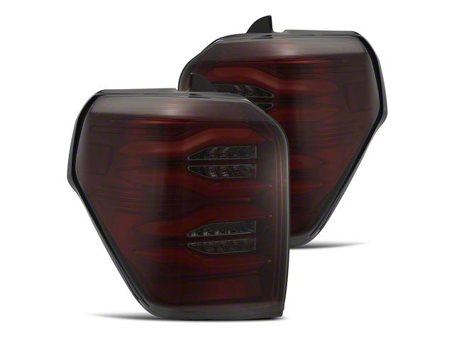 PRO-Series LED Tail Lights; Red Housing; Smoked Lens (10-24 4Runner)