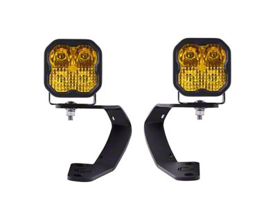 Diode Dynamics SS3 Pro LED Ditch Light Kit; Yellow Combo (10-23 4Runner)