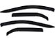Tape-On Window Deflectors; Front and Rear; Smoke (10-24 4Runner)