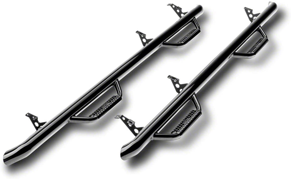 N-Fab Wheel 2 Wheel Nerf Side Step Bars; Gloss Black (03-09 4Runner)