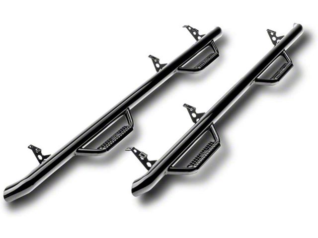 N-Fab Wheel 2 Wheel Nerf Side Step Bars; Gloss Black (10-13 4Runner SR5; 10-24 4Runner Limited)