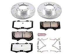 PowerStop Z36 Extreme Truck and Tow 6-Lug Brake Rotor and Pad Kit; Front (05-23 Tacoma)