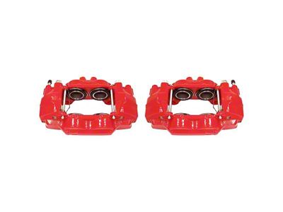 PowerStop Performance Front Brake Calipers; Red (03-09 4Runner w/ 12.56-Inch Front Rotors)