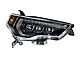 Morimoto XB LED Headlights with Amber DRL; Black Housing; Clear Lens (21-24 4Runner w/ Factory LED Low/LED High Beam Headlights)