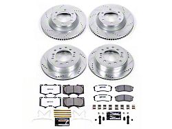 PowerStop Z36 Extreme Truck and Tow 6-Lug Brake Rotor and Pad Kit; Front and Rear (10-24 4Runner)