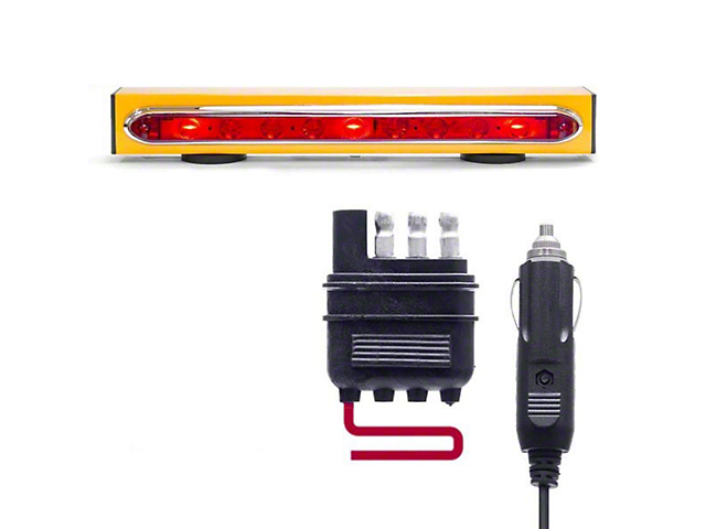 Master Tailgaters Wireless Trailer Tow Light Bar; 4-Pin Flat Connection (Universal; Some Adaptation May Be Required)