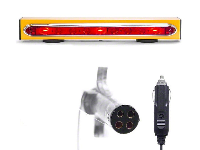 Master Tailgaters Wireless Trailer Tow Light Bar; 4-Pin Round Connection (Universal; Some Adaptation May Be Required)