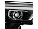 AlphaRex LUXX-Series Projector Headlights; Black Housing; Clear Lens (21-24 4Runner)