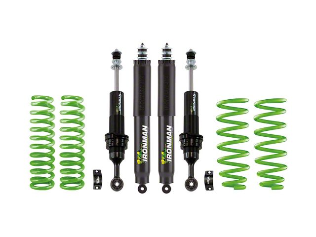 Ironman 4x4 3-Inch Foam Cell Pro Medium Load Suspension Lift Kit with Shocks; Stage 1 (10-24 4Runner w/o KDSS System)