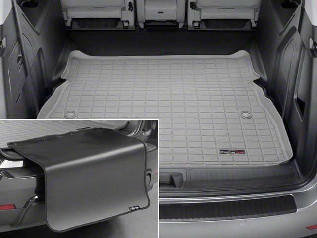 Weathertech DigitalFit Cargo Liner with Bumper Protector; Gray (03-09 4Runner w/o Third Row Seats or Double Stack Tray)