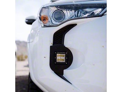 Cali Raised LED 3x2-Inch 18W Amber LED Fog Lights with Mounting Brackets (14-24 4Runner)
