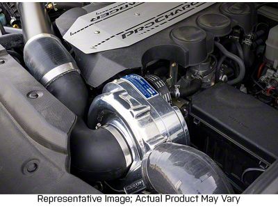 Procharger High Output Intercooled Supercharger Complete Kit with D-1SC; Polished Finish (10-19 4.0L 4Runner)