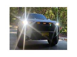 Cali Raised LED Raptor Style Grille Lights; Smoked Lens (14-23 4Runner)