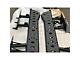Cali Raised LED Step Edition Bolt On Rock Sliders with Kickout and Textured Black Filler Plate; Bed Liner Coating (10-24 4Runner)