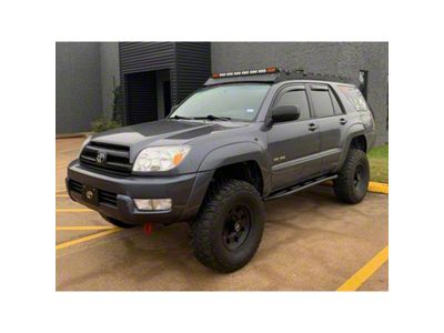 Cali Raised LED Trail Edition Bolt On Rock Sliders with Kickout; Raw (03-09 4Runner)