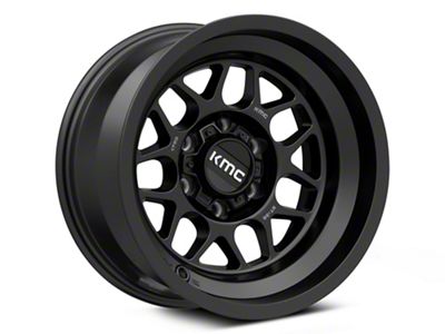 KMC Terra Satin Black 6-Lug Wheel; 17x9; -38mm Offset (03-09 4Runner)