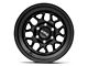 KMC Terra Satin Black 6-Lug Wheel; 17x9; -38mm Offset (03-09 4Runner)