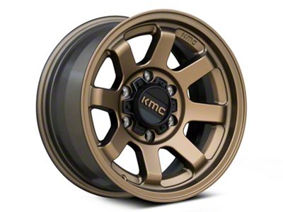 KMC Trail Matte Bronze 6-Lug Wheel; 16x8; 0mm Offset (16-23 Tacoma)
