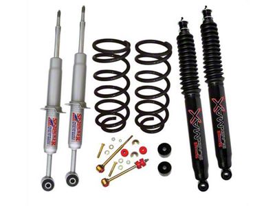 SkyJacker 3-Inch Performance Strut Suspension Lift Kit with Black MAX Shocks (03-23 4Runner w/o KDSS or X-REAS System, Excluding TRD Pro)