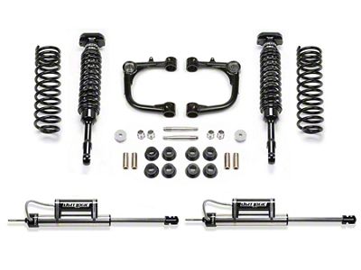 Fabtech 3-Inch Uniball Upper Control Arm Lift Kit with Dirt Logic 2.5 Coil-Overs and Dirt Logic 2.25 Reservoir Shocks (10-24 4WD 4Runner w/o KDSS System, Excluding TRD Pro)