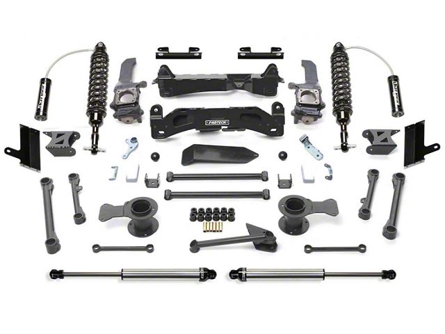 Fabtech 6-Inch Performance Suspension Lift Kit with Dirt Logic 2.5 Reservoir Coil-Overs and Shocks (10-14 4WD 4Runner w/o KDSS System; 2015 4WD 4Runner w/ M12-1.25 Caliper Bolts & w/o KDSS System, Excluding TRD Pro)