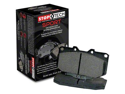 StopTech Sport Ultra-Premium Composite Brake Pads; Front Pair (05-23 6-Lug Tacoma)