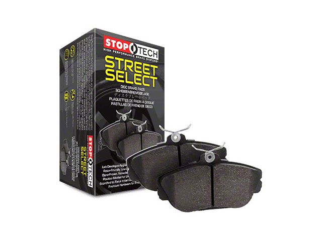 StopTech Street Select Semi-Metallic and Ceramic Brake Pads; Front Pair (10-24 4Runner)