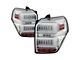 Sequential LED Tail Lights; Chrome Housing; Clear Lens (10-14 4Runner)