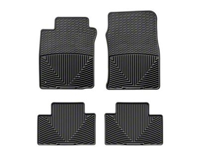 Weathertech All-Weather Front and Rear Rubber Floor Mats; Black (10-12 4Runner)