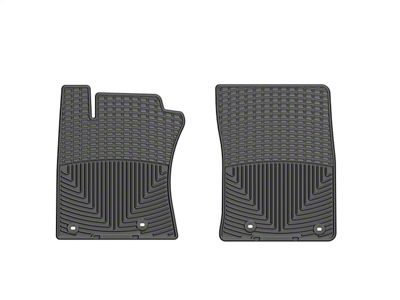 Weathertech All-Weather Front and Rear Rubber Floor Mats; Black (13-24 4Runner)