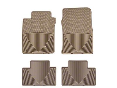 Weathertech All-Weather Front and Rear Rubber Floor Mats; Tan (10-12 4Runner)