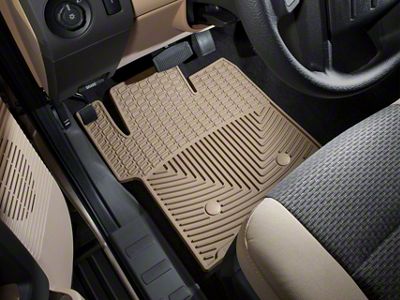 Weathertech All-Weather Front and Rear Rubber Floor Mats; Tan (13-24 4Runner)
