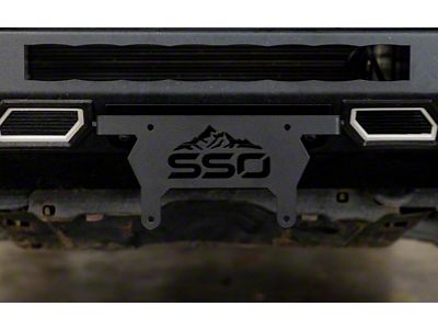 Southern Style Offroad License Plate Bracket for Offroad Bumpers (Universal; Some Adaptation May Be Required)