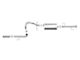 AFE MACH Force-XP 2.50 to 3-Inch Cat-Back Exhaust System with Polished Tip (10-24 4.0L 4Runner)