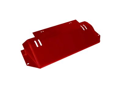 M.O.R.E. Transfer Case Skid Plate; Red (14-23 4Runner)