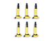 Accel SuperCoil Ignition Coils; Yellow; 6-Pack (10-12 4.0L 4Runner)