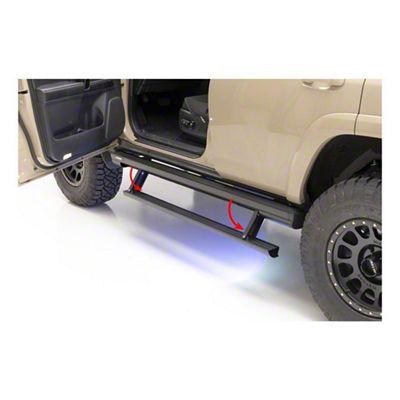 Toyota 4-Runner ActionTrac Powered Running Boards; Carbide Black (03-24 4Runner) - Free Shipping