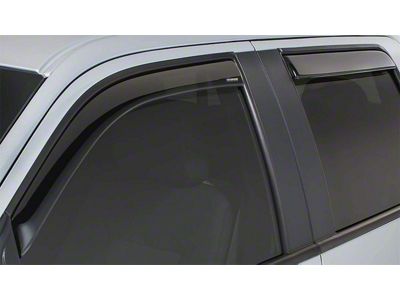 Snap-Inz In-Channel Sidewind Deflectors; Front and Rear; Smoke (10-24 4Runner)