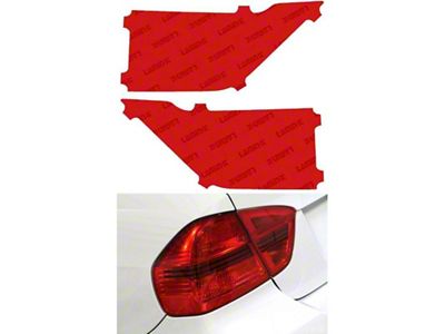 Lamin-X Brake/Reverse/Reflector Tint Covers; Red (14-24 4Runner)