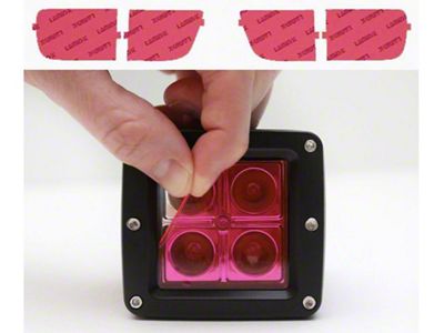Lamin-X Fog Light Tint Covers; Pink (03-05 4Runner)